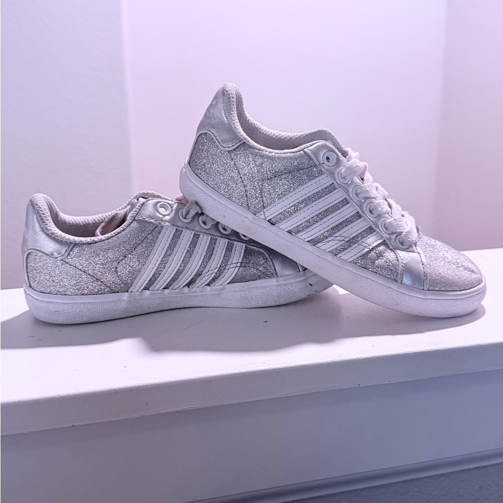 Kswiss Girl’s Silver Sneakers 12.5